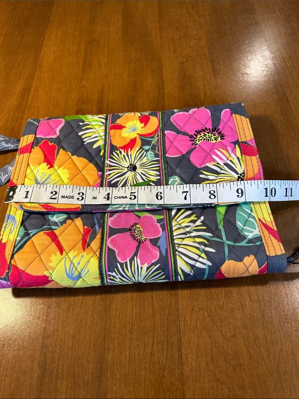 Vera Bradley Floral Quilted Foldover Travel bag - Multi-Color